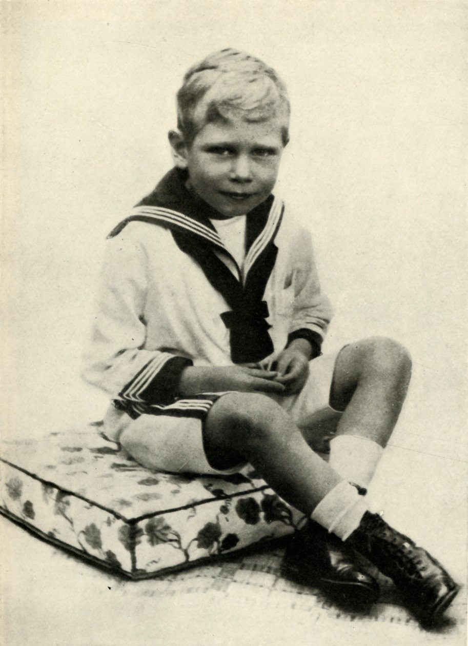 Rei George VI de férias em Osborne em 1899, 1937. de Unbekannt