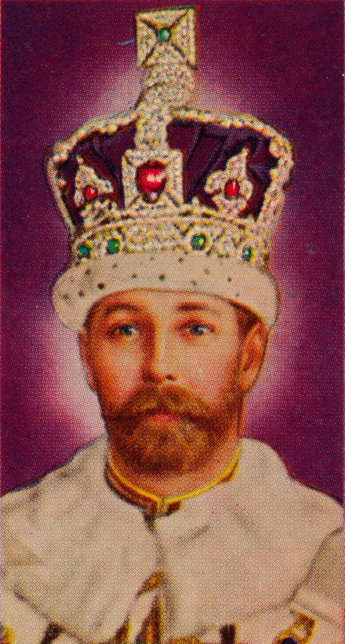 Rei George V em sua coroação, 1911 1935 de Unbekannt