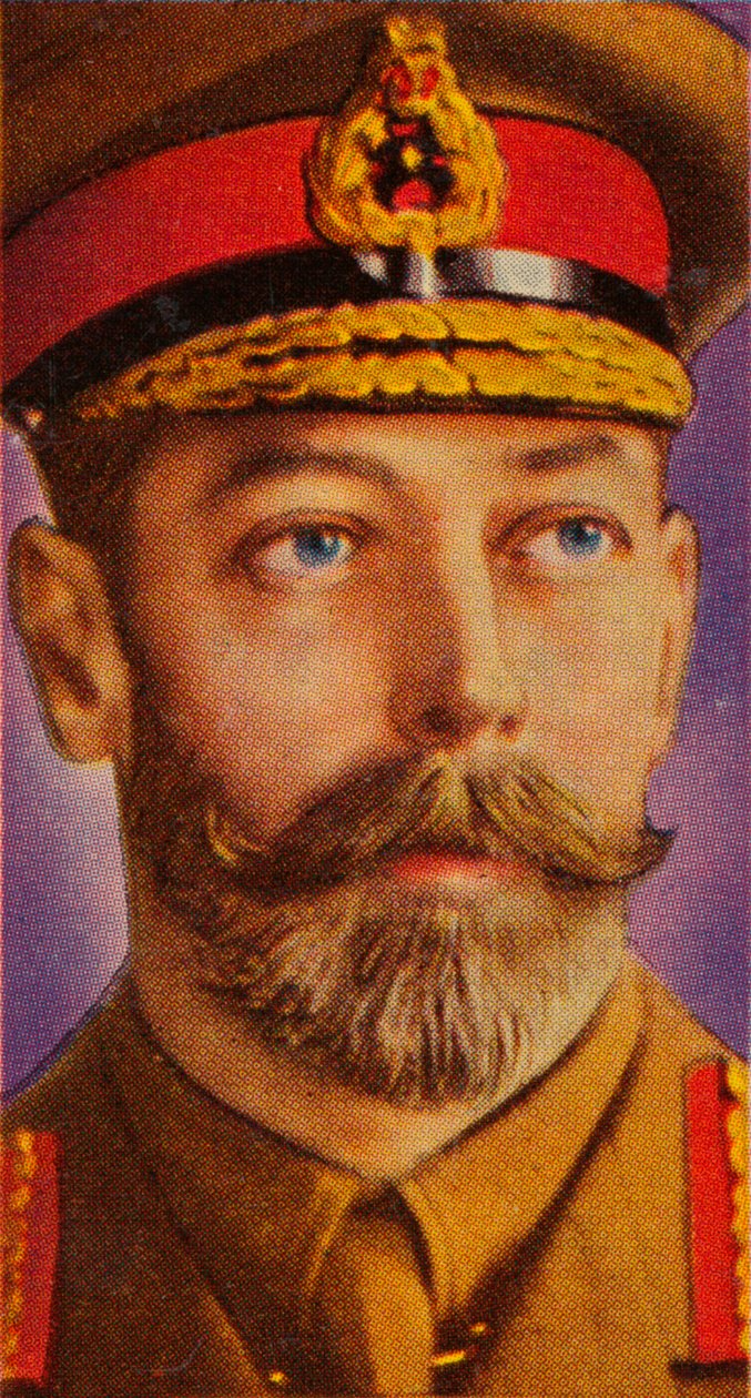 Rei George V em traje de campo durante a Primeira Guerra Mundial, c1914-c1918 1935 de Unbekannt