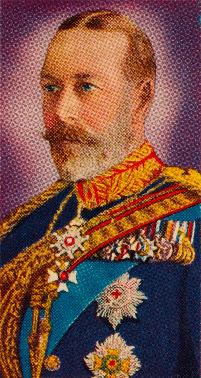 Rei George V no uniforme do coronel-chefe do Royal Horse Guards Blues, 1935 de Unbekannt