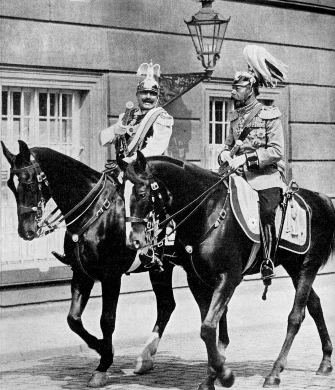 Rei George V da Grã-Bretanha e Kaiser Wilhelm II da Alemanha, 1913 1951 de Unbekannt