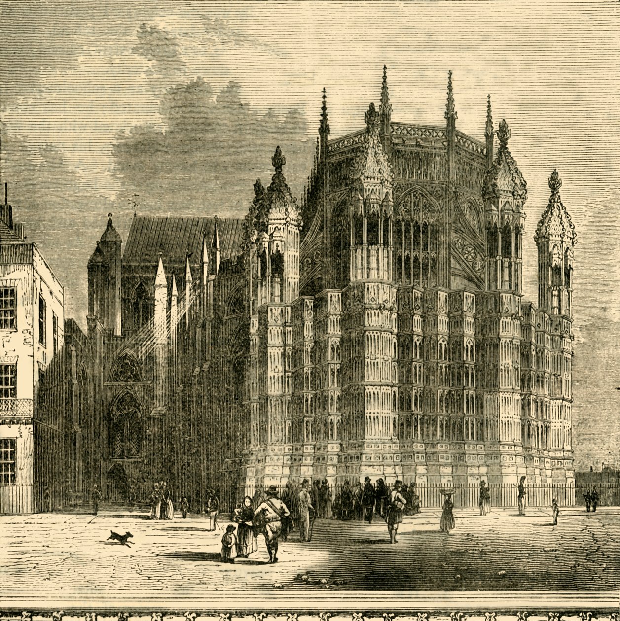 Capela do rei Henrique VII, 1881. de Unbekannt