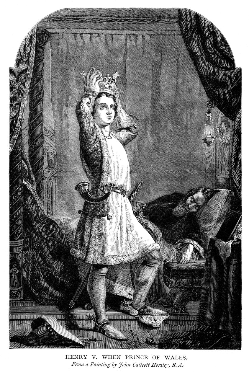 Rei Henrique V 1387-1422 quando ele era o Príncipe de Gales de Unbekannt