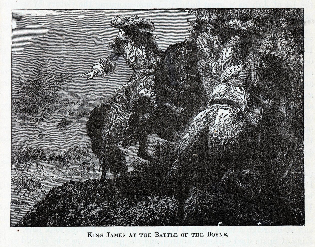 Rei James na batalha de Boyne, 1882 de Unbekannt