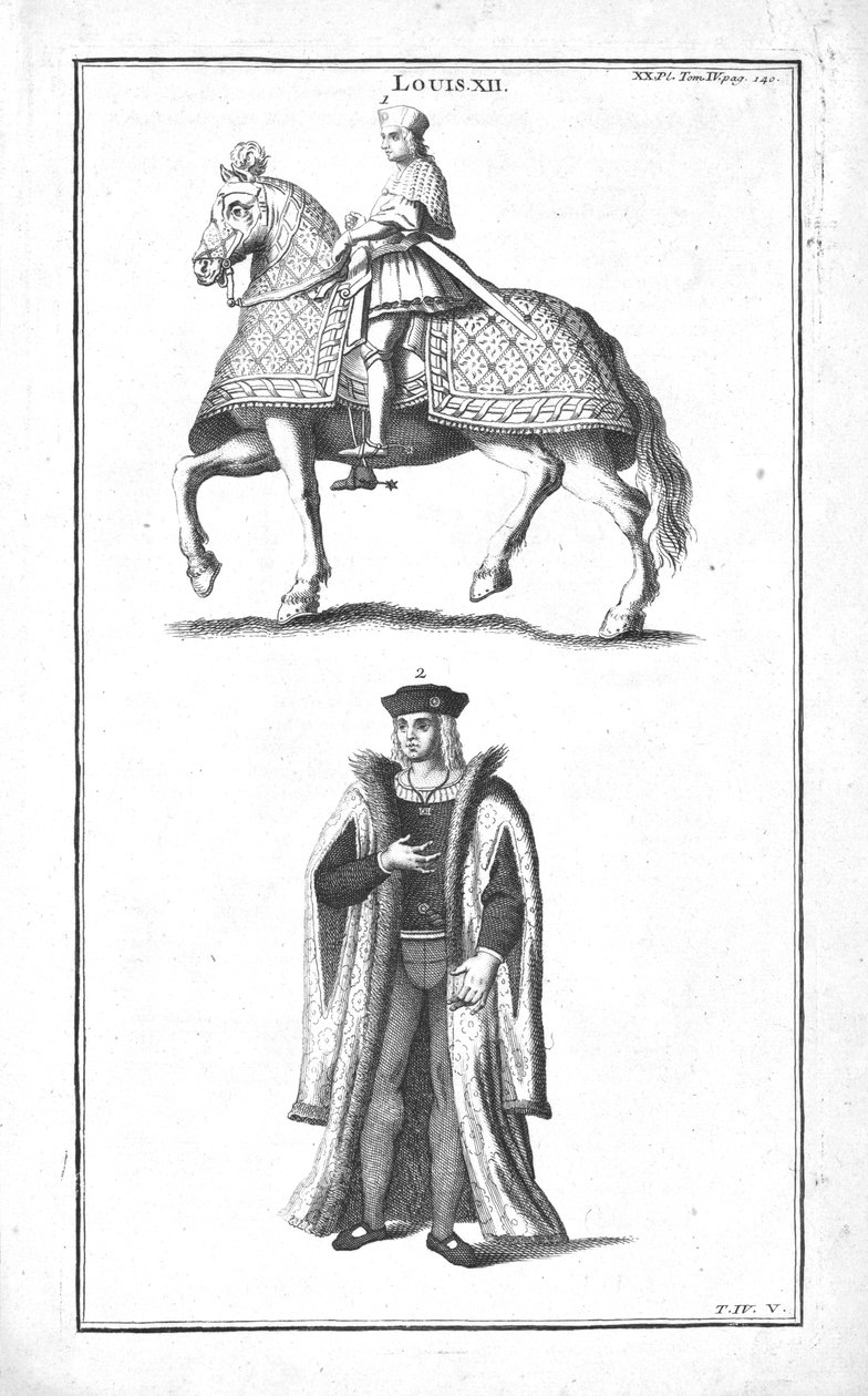 Rei Luís XII, c1760. de Unbekannt