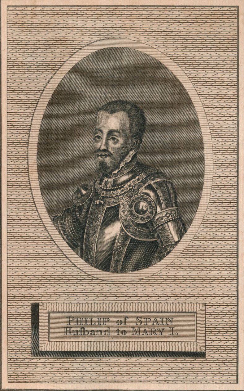 Rei Filipe II da Espanha, marido da rainha Maria I, 1793 de Unbekannt