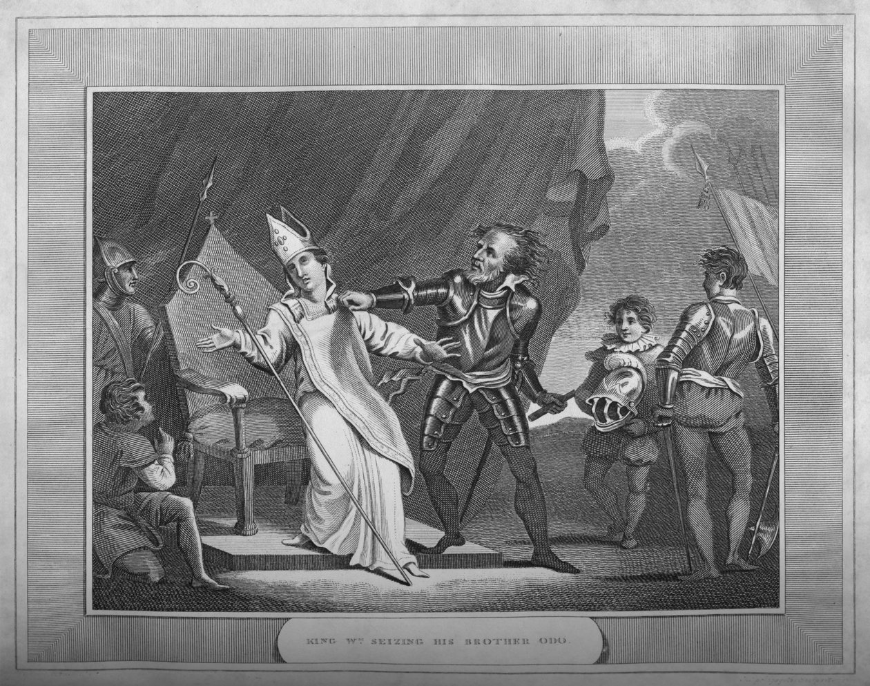 Rei William Apreendendo Seu Irmão Odo, 1838 de Unbekannt