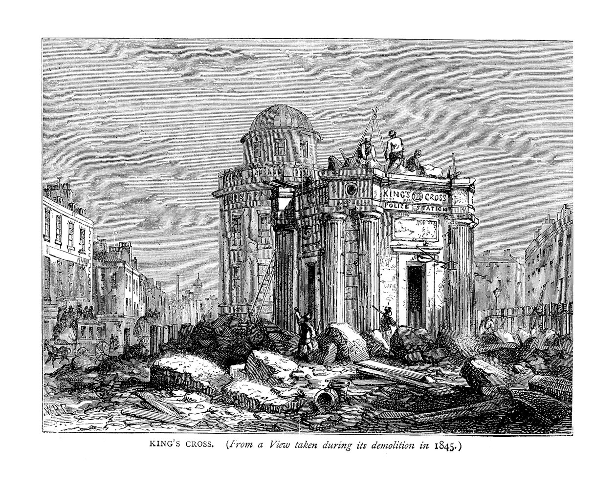 Kings Cross em 1845 de Unbekannt