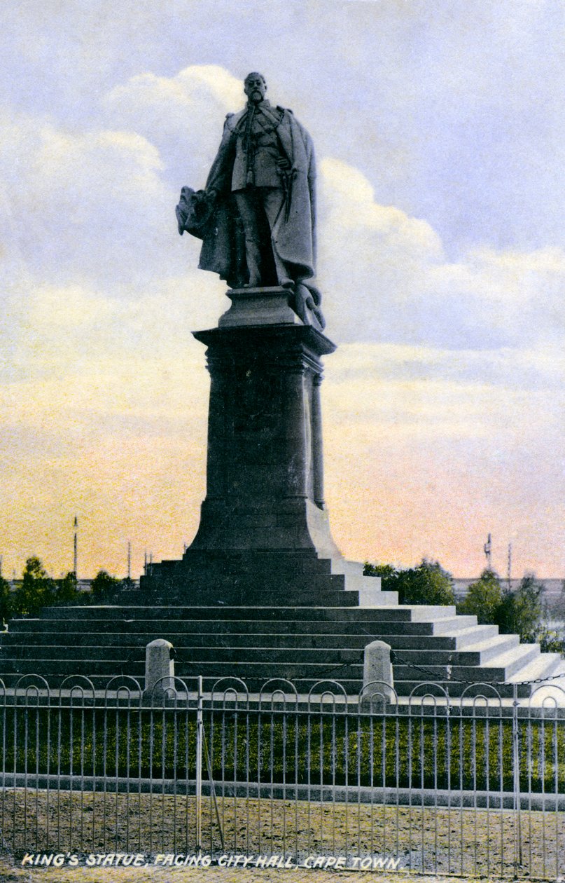 Estátua de Reis, Diante da Prefeitura, Cidade do Cabo, Século 20 de Unbekannt