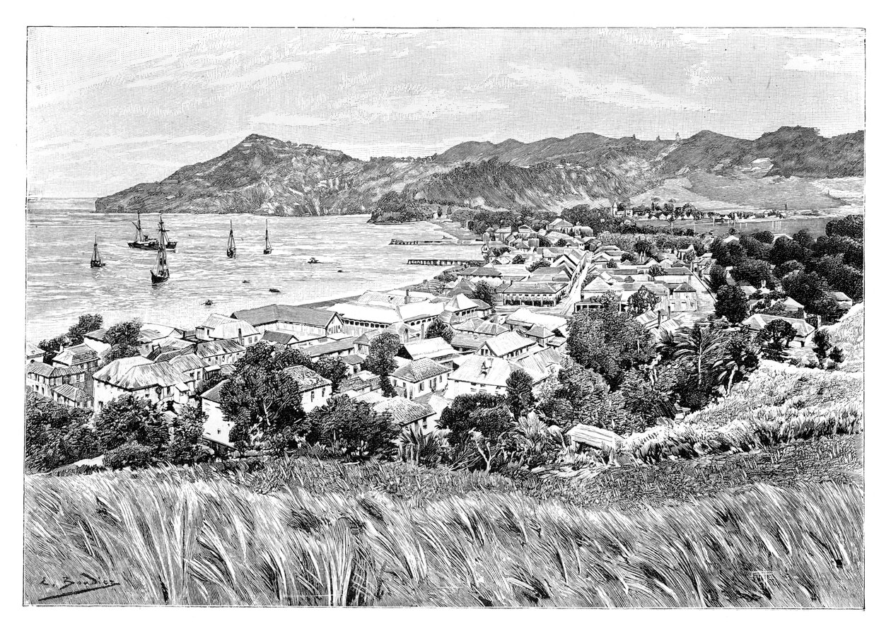 Kingston, Ilha de São Vicente, c1890 de Unbekannt