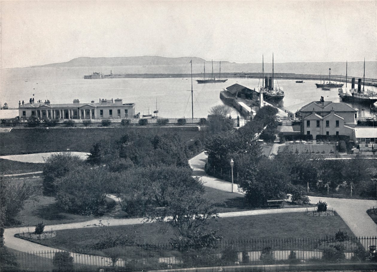 Kingstown - Vista Geral do Porto, 1895 de Unbekannt