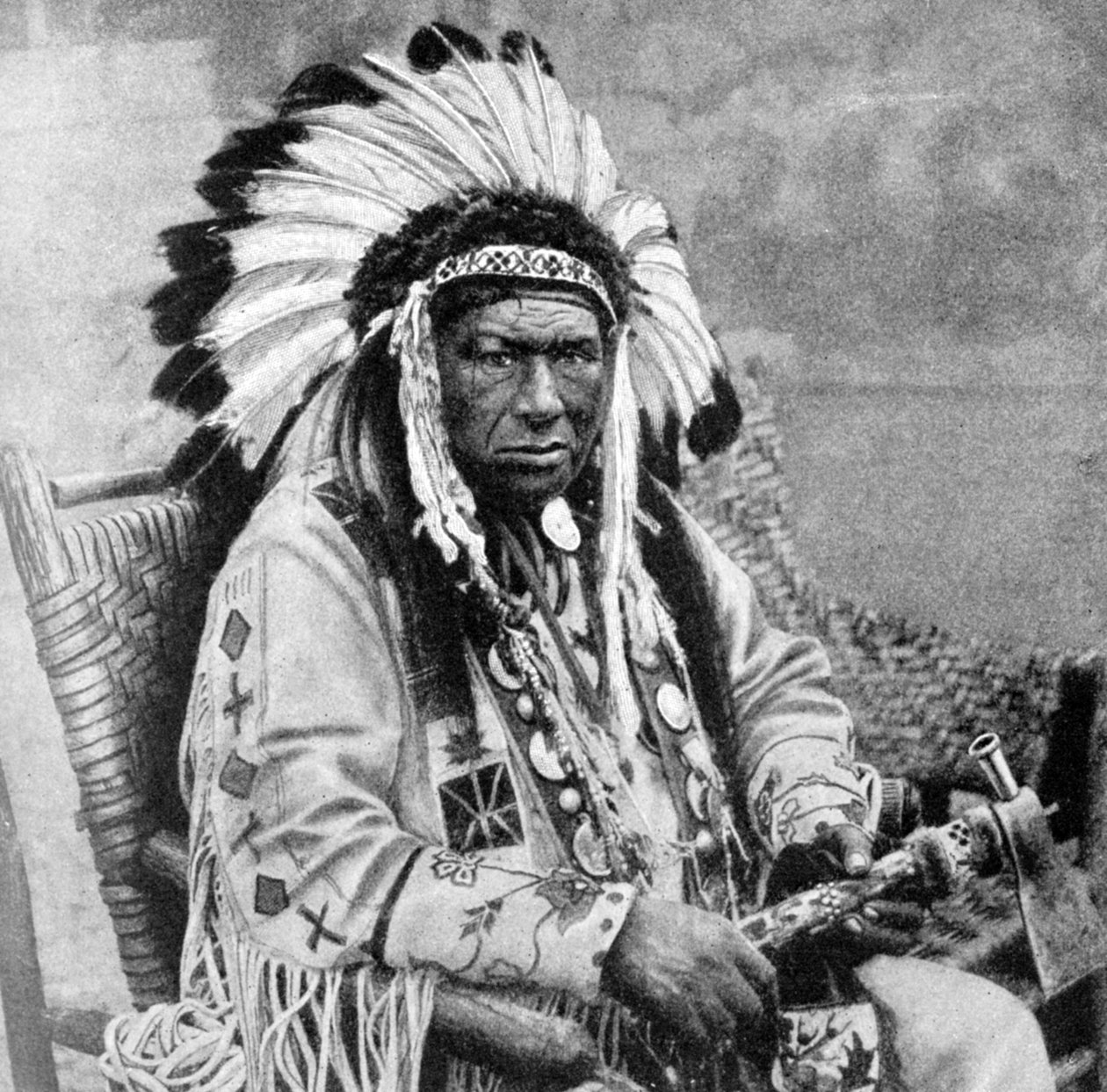 Kinnewankan, chefe dos Sioux, 1922 de Unbekannt