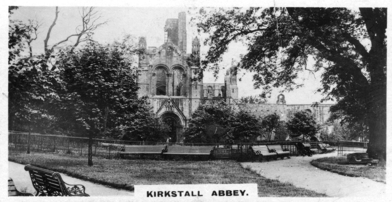 Abadia de Kirkstall, Leeds, Yorkshire, c1920s de Unbekannt