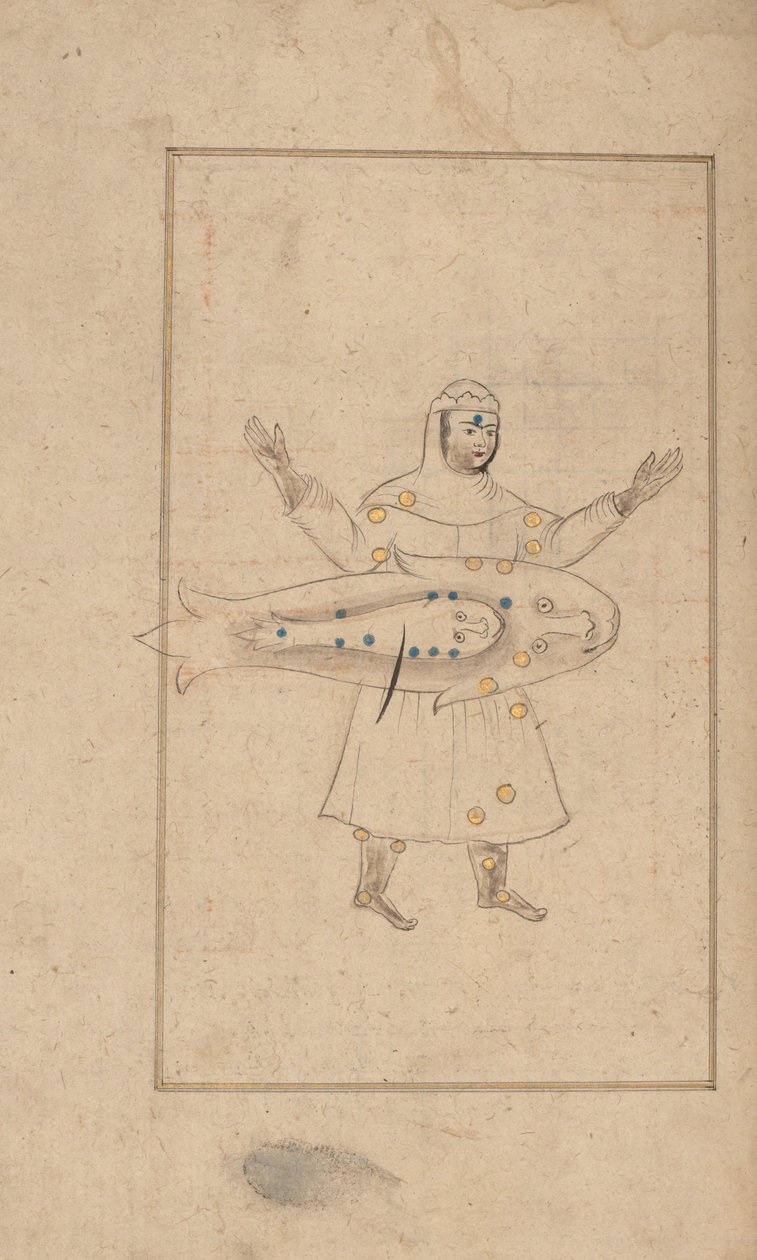 Kitab suwar al-kawakib al-thabita Livro das Imagens das Estrelas Fixas de al-Sufi, século XVIII. de Unbekannt
