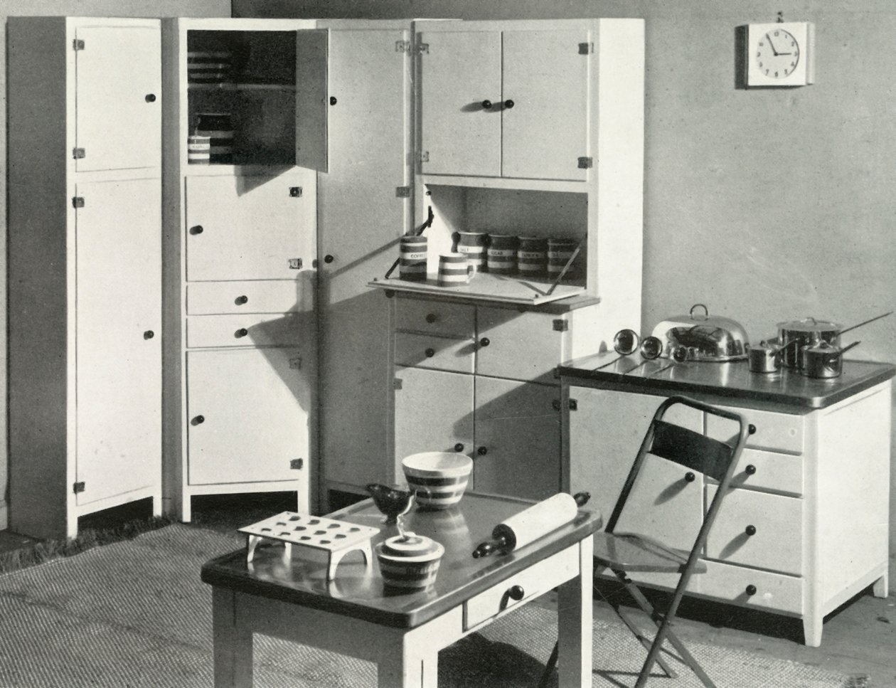 Móveis de cozinha por Heals, Londres, 1937. de Unbekannt