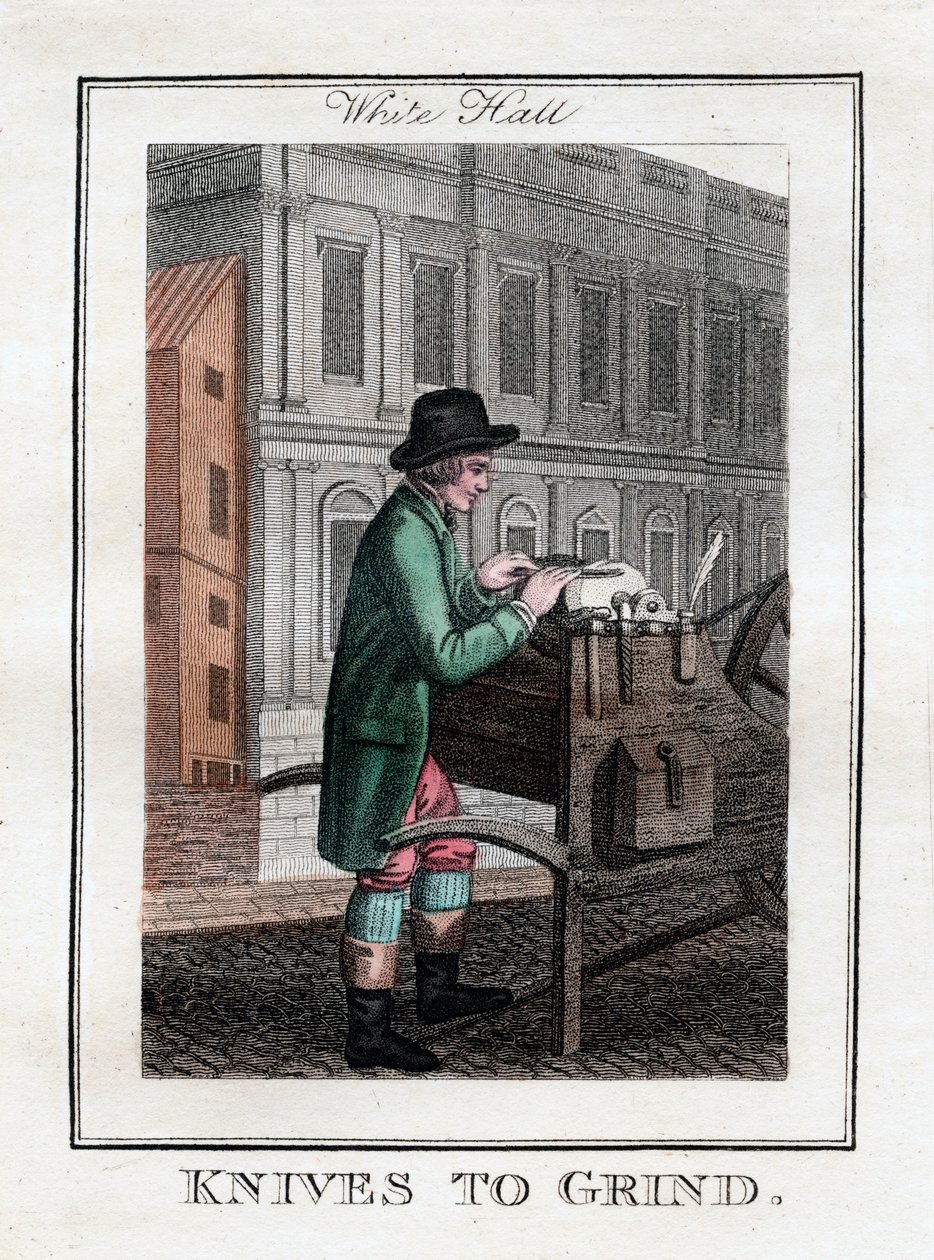 Facas para moer, Whitehall, Londres, 1805 de Unbekannt