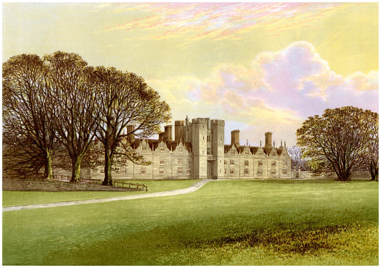 Knole, perto de Sevenoaks, Kent, casa de Lord Sackville, c1880 de Unbekannt