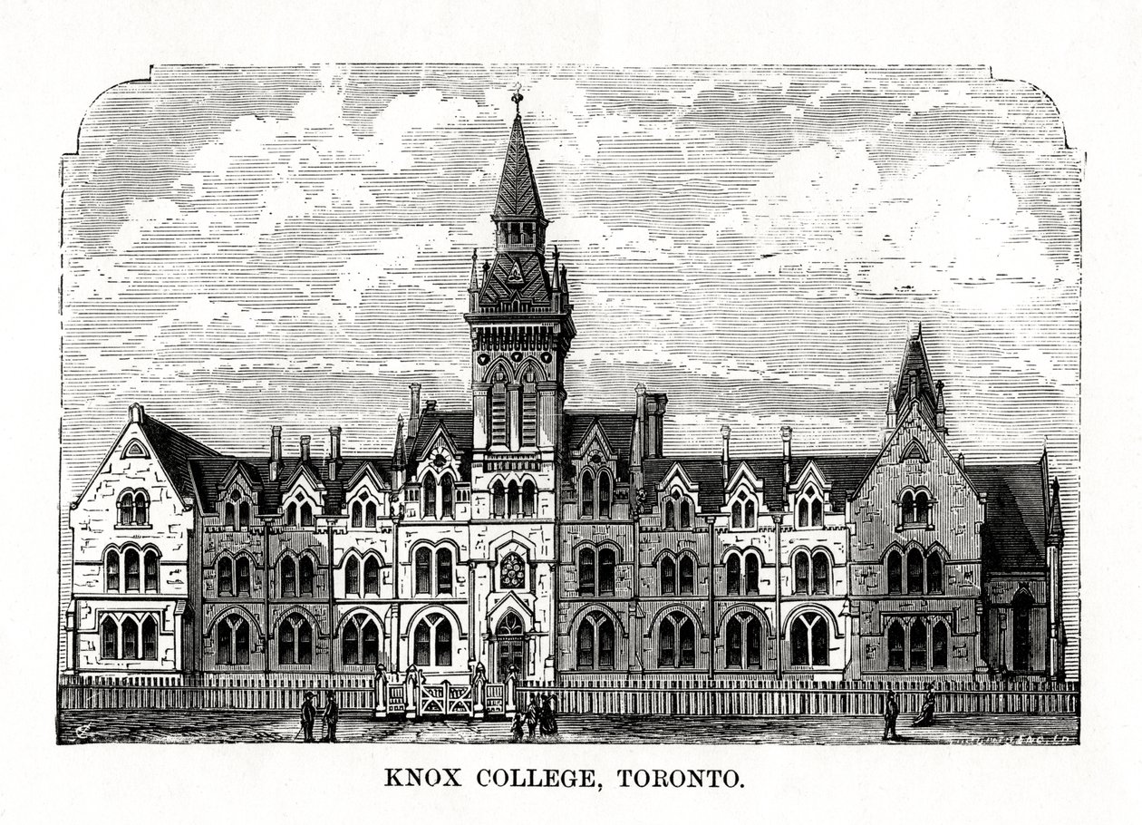 Knox College, Toronto, Ontário, Canadá, século XIX de Unbekannt