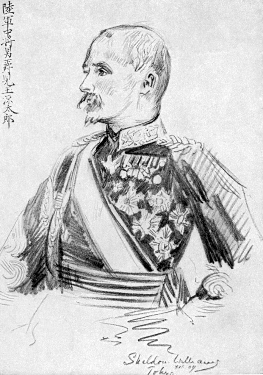 Kodama Gentaro, soldado e estadista japonês, Guerra Russo-Japonesa, 1904-5 de Unbekannt