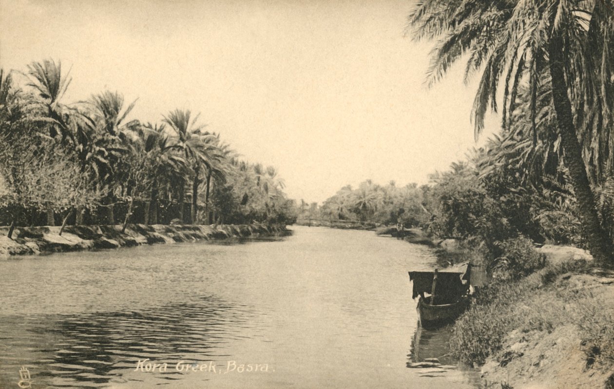 Kora Creek, Basra, c1918-c1939. de Unbekannt