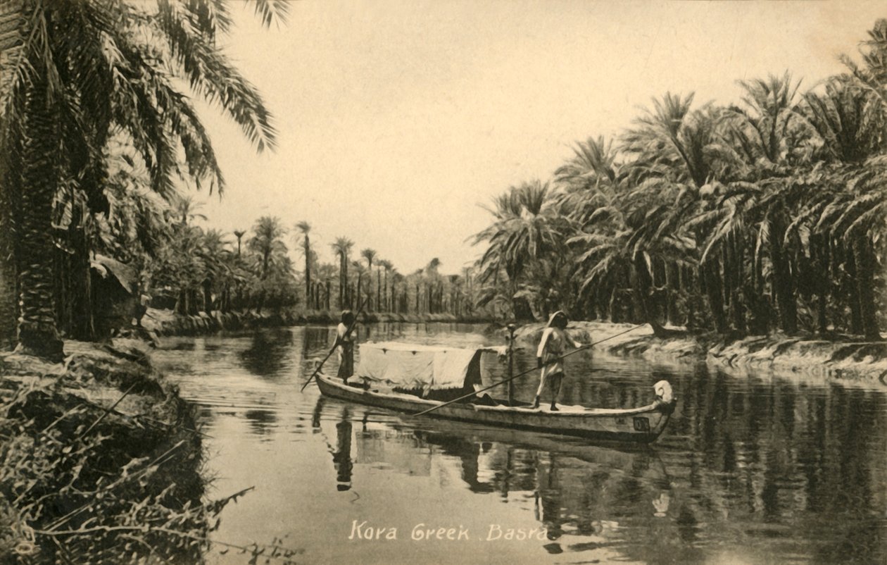 Kora Creek, Basra, c1918-c1939. de Unbekannt