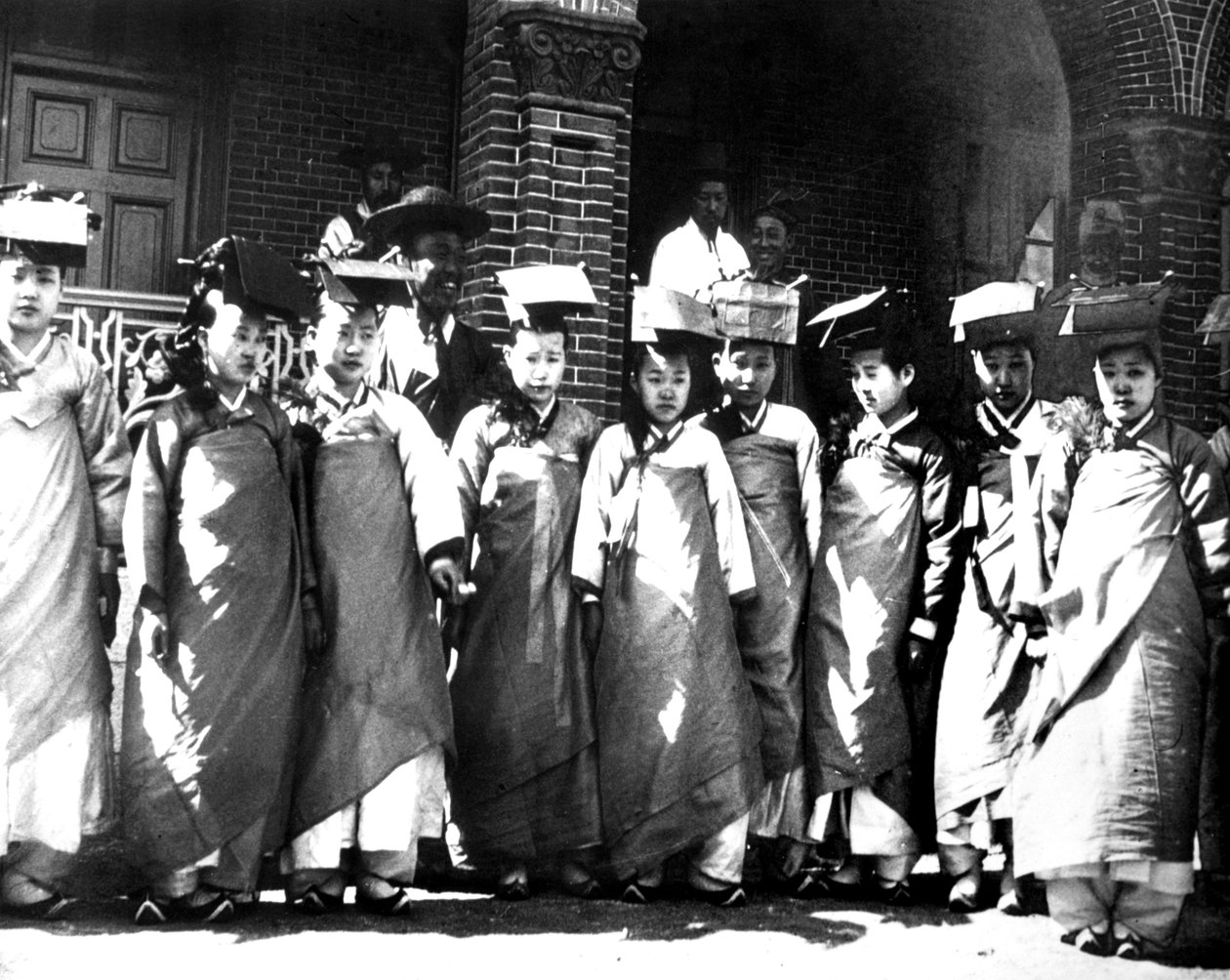 Garotas Coreanas, 1900 de Unbekannt