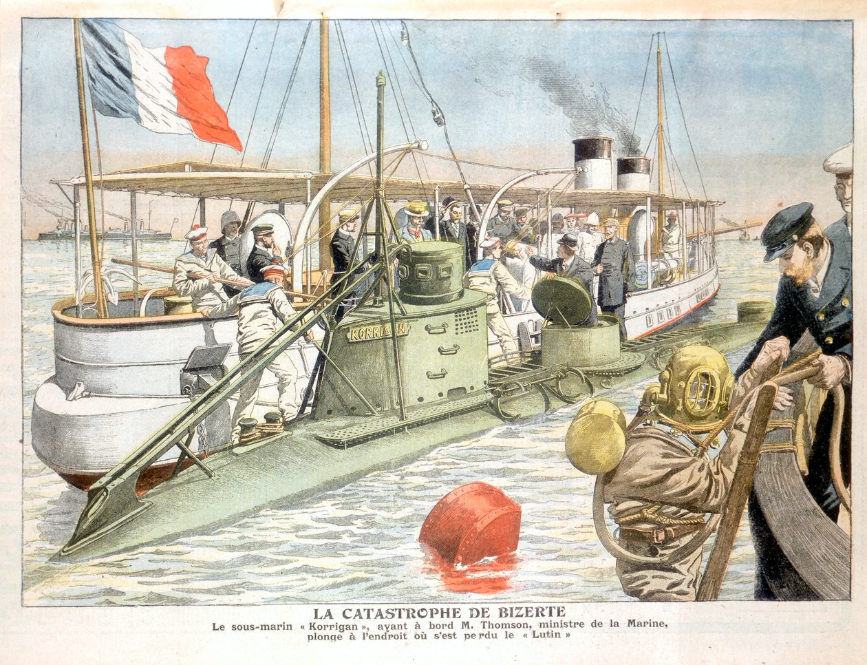 Korrigan, submarino da marinha francesa, 1906 de Unbekannt