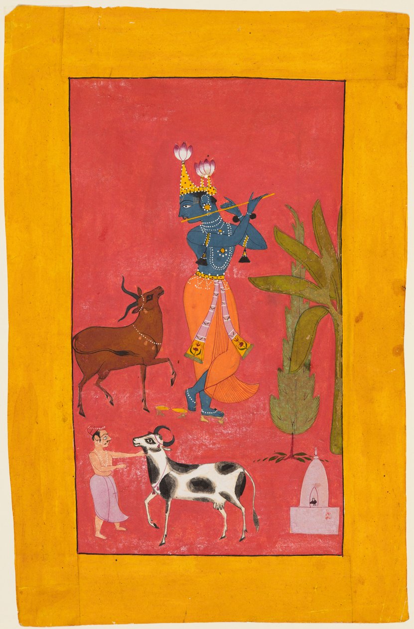 Krishna Fluting, c. 1675-1700. de Unbekannt