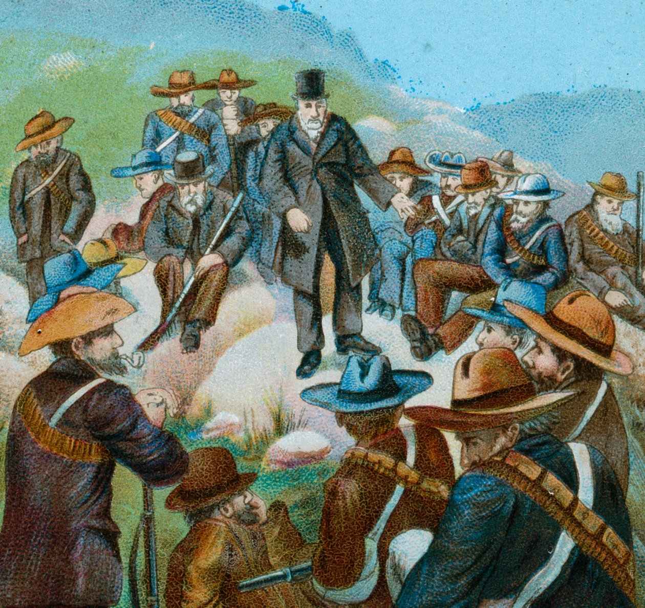 Kruger Apelando aos Burgueses em Bloemfontein, 1900 de Unbekannt