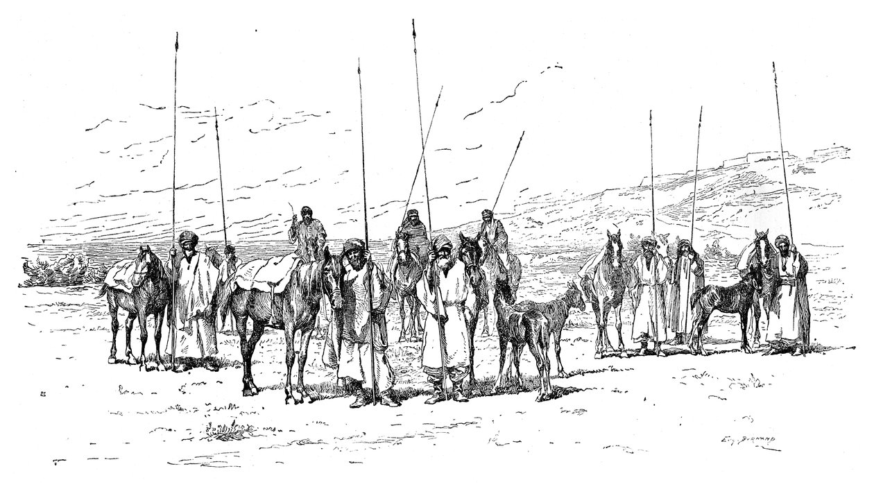 Cavalaria curda, 1895 de Unbekannt