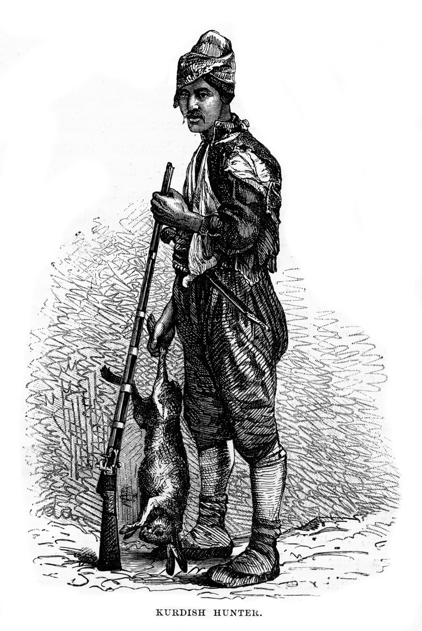 Caçador curdo, século XIX de Unbekannt