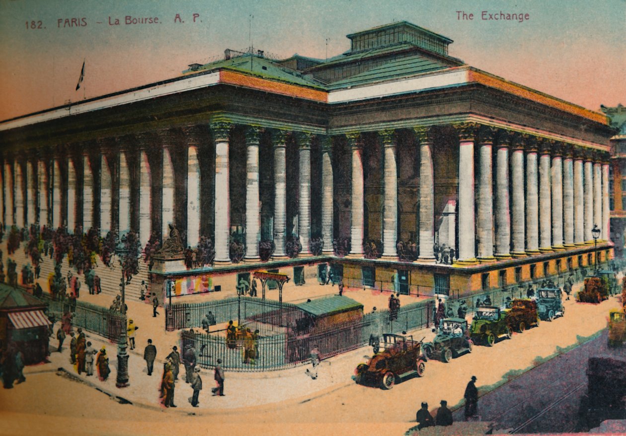 La Bourse, Paris, c1920 de Unbekannt