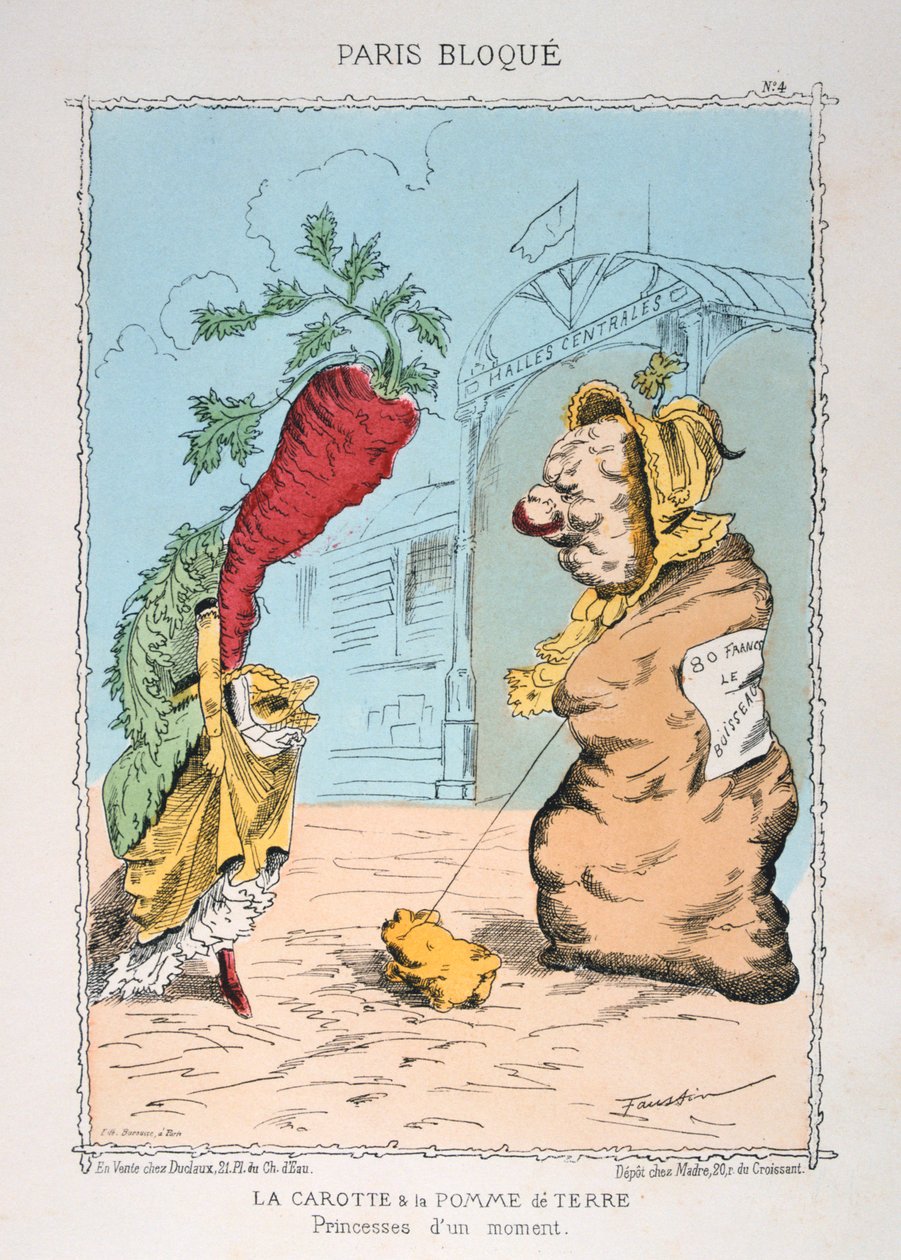 Cenoura e batata, 1870-1871 de Unbekannt