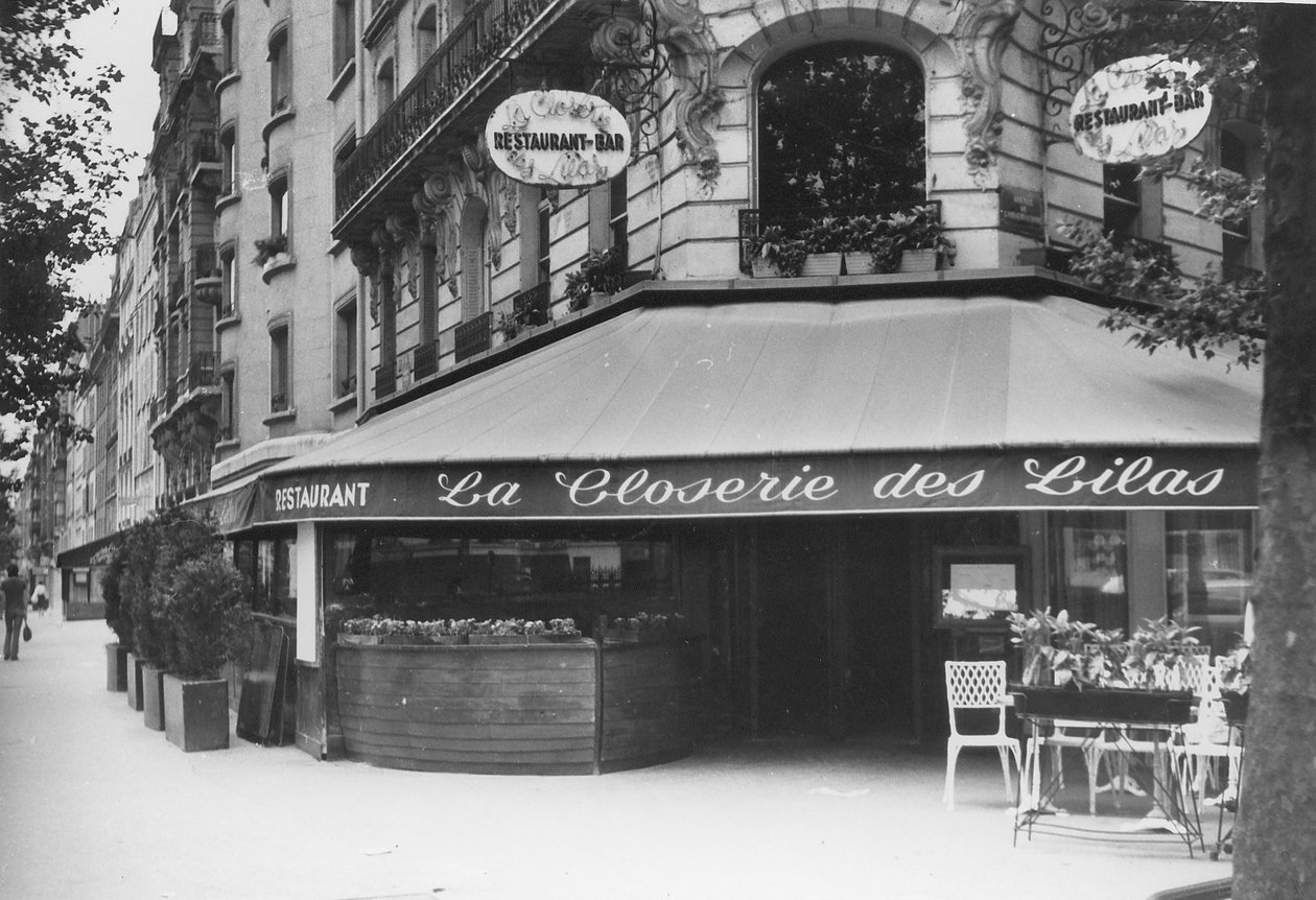 La Closerie des Lilas, Montparnasse. de Unbekannt