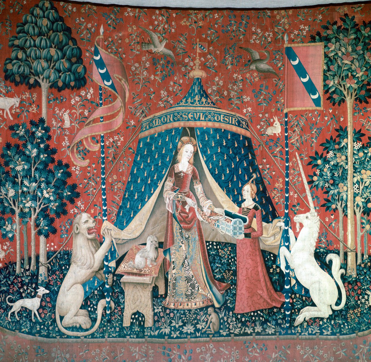 La Dame A La Licorne, século XV de Unbekannt