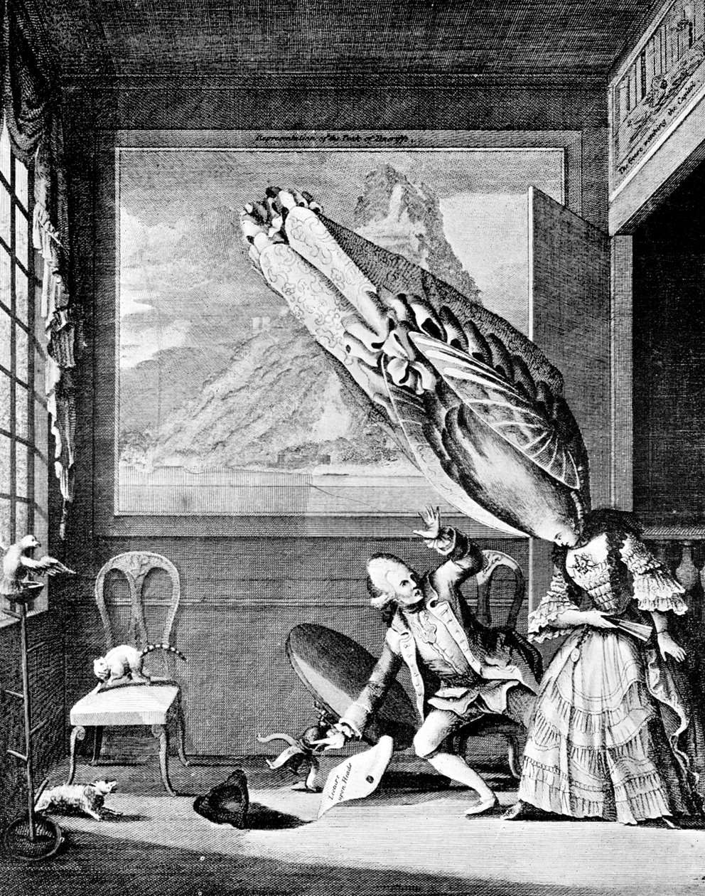 La Francoise a Londres: a senhora francesa em Londres ou o adereço de cabeça do ano 1771 de Unbekannt