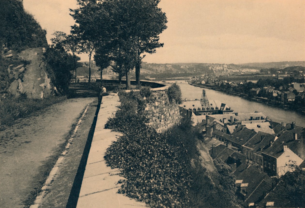 O Meuse visto da Cidadela, c1900 de Unbekannt