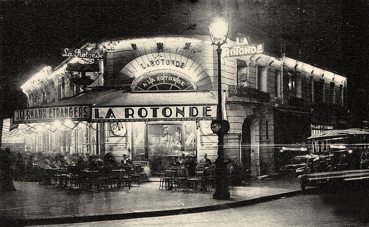 La Rotonde, Boulevard du Montparnasse, c. 1925. de Unbekannt
