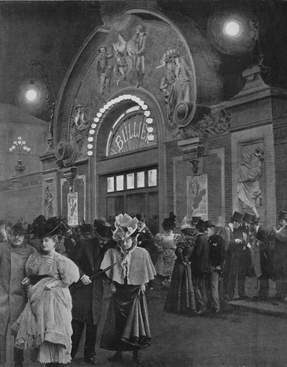 O passeio de Bullier, 1900 de Unbekannt