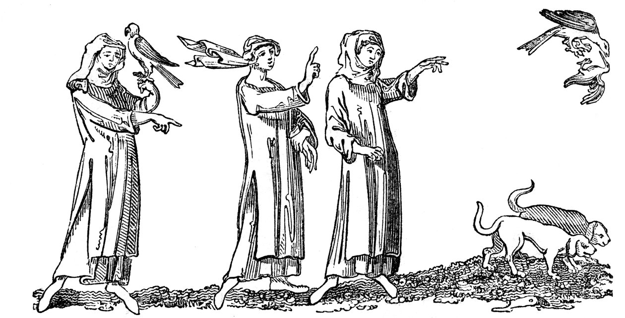 Senhoras Hawking, século XIV, 1833 de Unbekannt