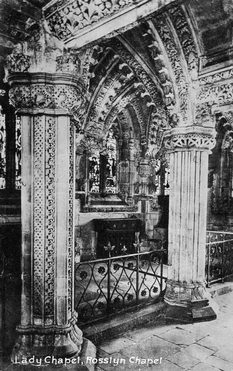 Lady Chapel, Rosslyn Chapel, Midlothian, Escócia, século XX de Unbekannt