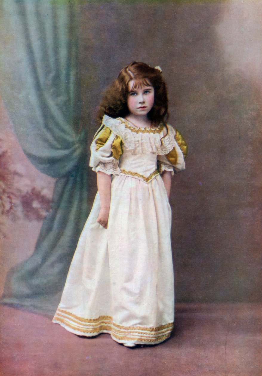 Lady Elizabeth Bowes-Lyon, seis anos, 1906-1907 1923 de Unbekannt