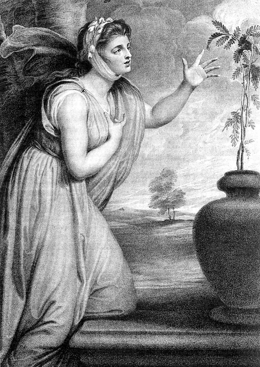 Lady Emma Hamilton, esposa de Sir William Hamilton e amante de Horatio Nelson de Unbekannt