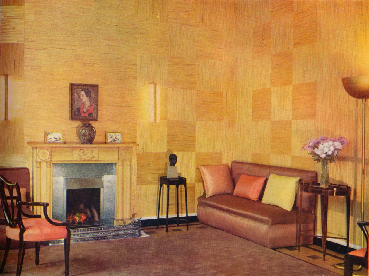 Sala de estar Lady Leucha Warners, decorada por Ronald Fleming, 1933 de Unbekannt