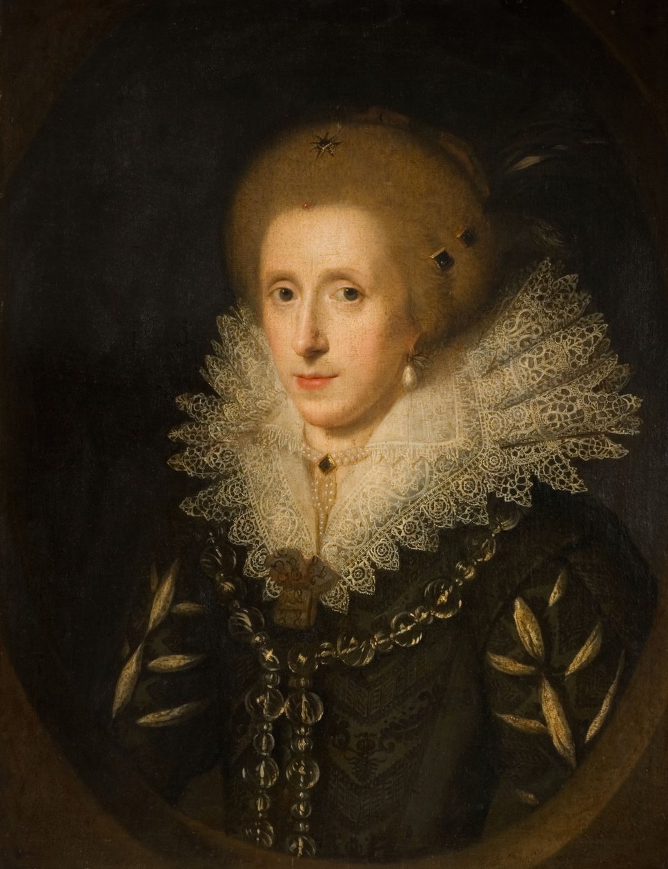 Senhora da família Brereton, 1600-1625. de Unbekannt