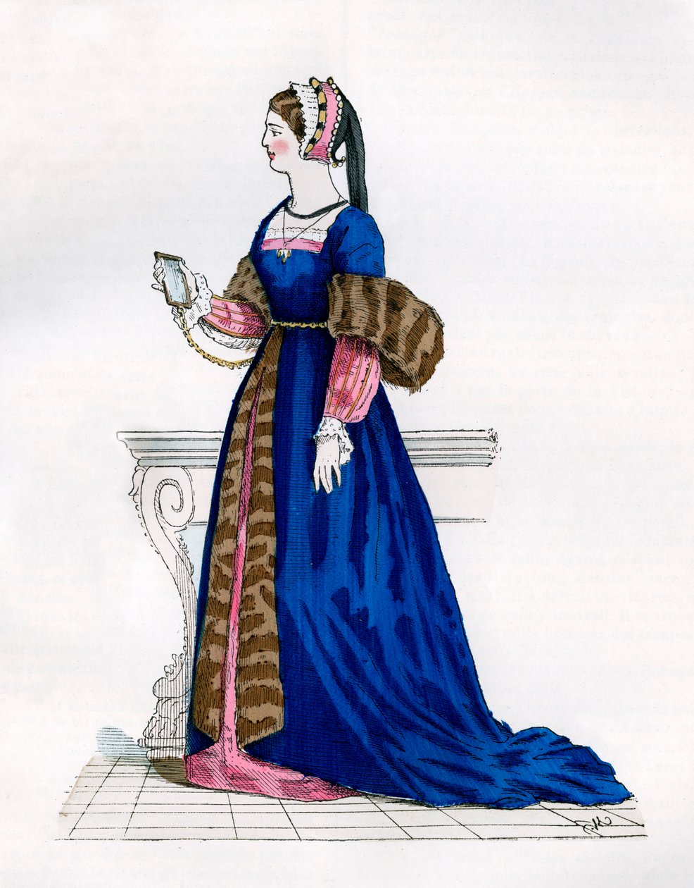 Senhora da corte de Francisco I da França, século XVI 1882-1884 de Unbekannt