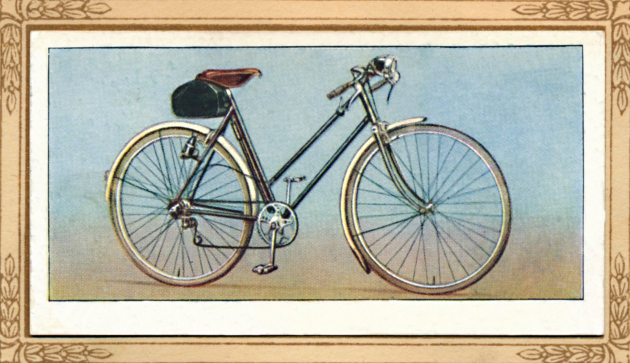Engrenagem de 3 velocidades da bicicleta de Ladys e iluminação do dínamo, 1939 de Unbekannt