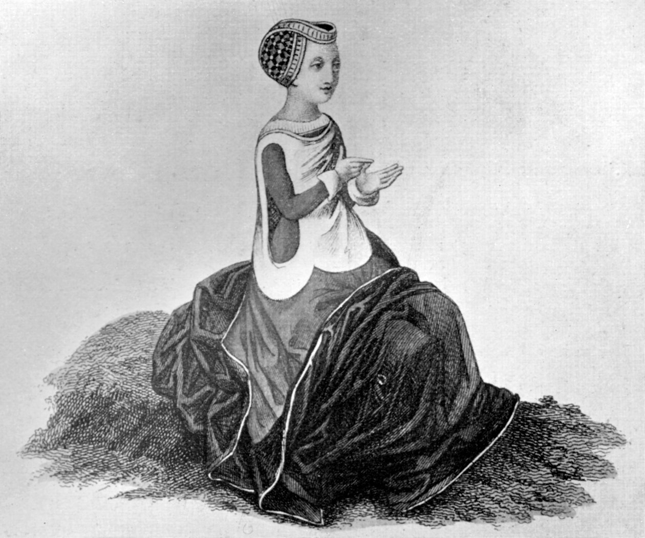 Traje de Ladys, século XIV, 1910 de Unbekannt
