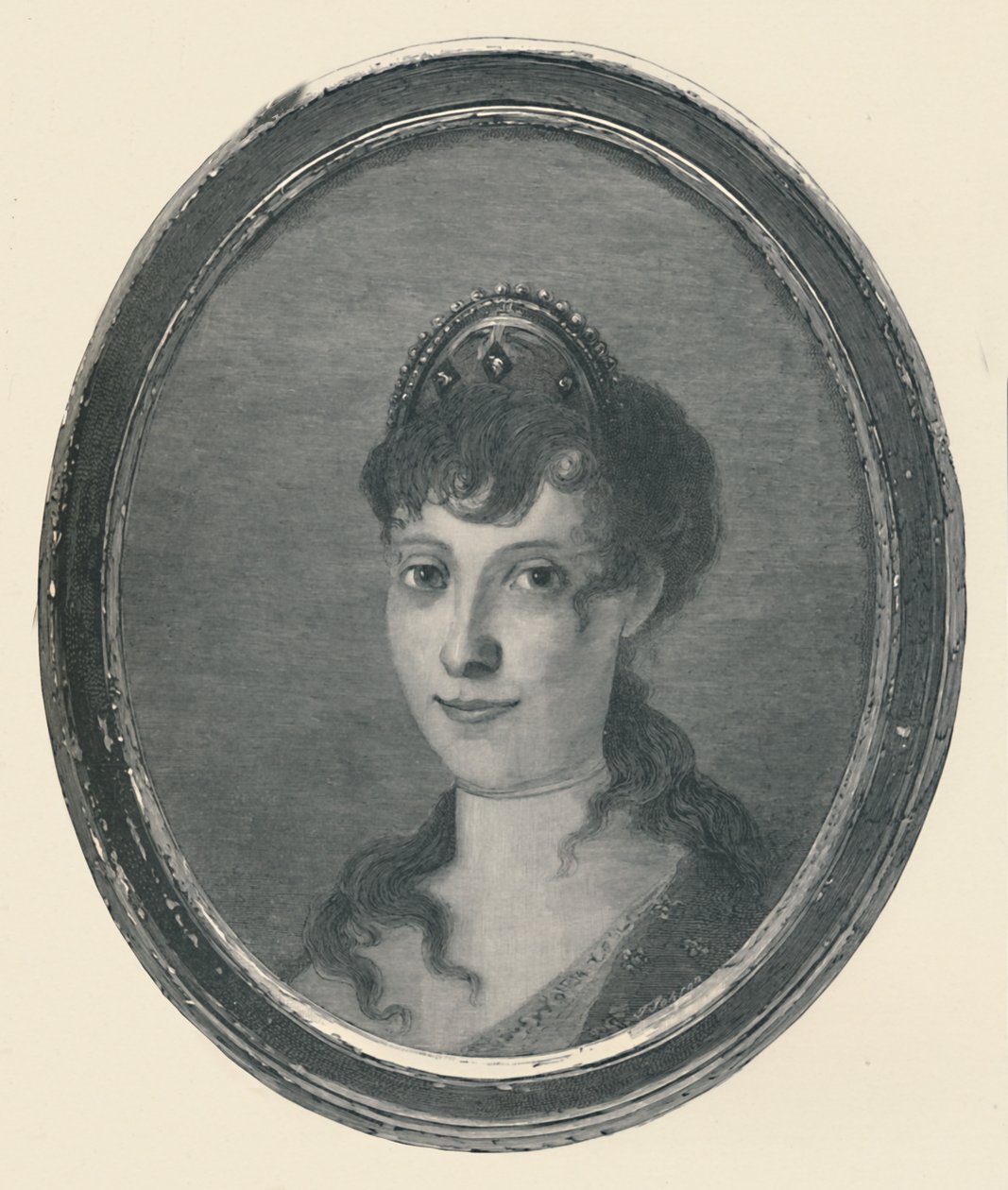 Laetitia Ramolino - esposa de Carlo Buonaparte, mãe de Napoleão Bonaparte, c1780, 1896. de Unbekannt