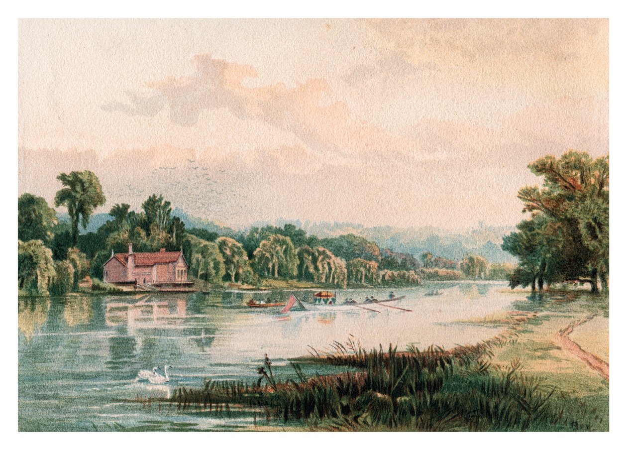 Lago na água da Virgínia, 1880 de Unbekannt